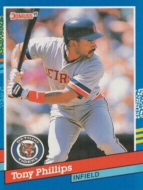 Tony Phillips - Donruss 91 Baseball Card
